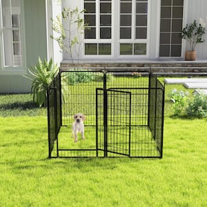 32 in. H Pet Playpen, Pet Dog Kennels Playground, Camping Heavy-Duty for Small Dogs/Puppies 8-Panel