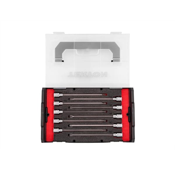 3/8 in. Drive Long Torx Bit Socket Set with Mini Stacking Tool Box, 10-Piece (T10-T50)