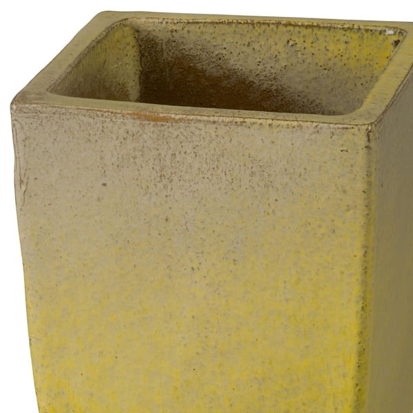 large ceramic plant pots outdoor Evergreen 12 in. Multi-colored Talavera Ceramic Chata Planter