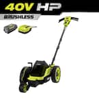 40V HP Brushless 9 in. Cordless Edger with 4.0 Ah Battery and Charger