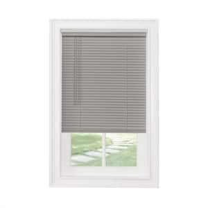 Home Decoration 27 in. W x 64 in. L Gray Cordless Room Darkening Polyvinyl Chloride Blinds