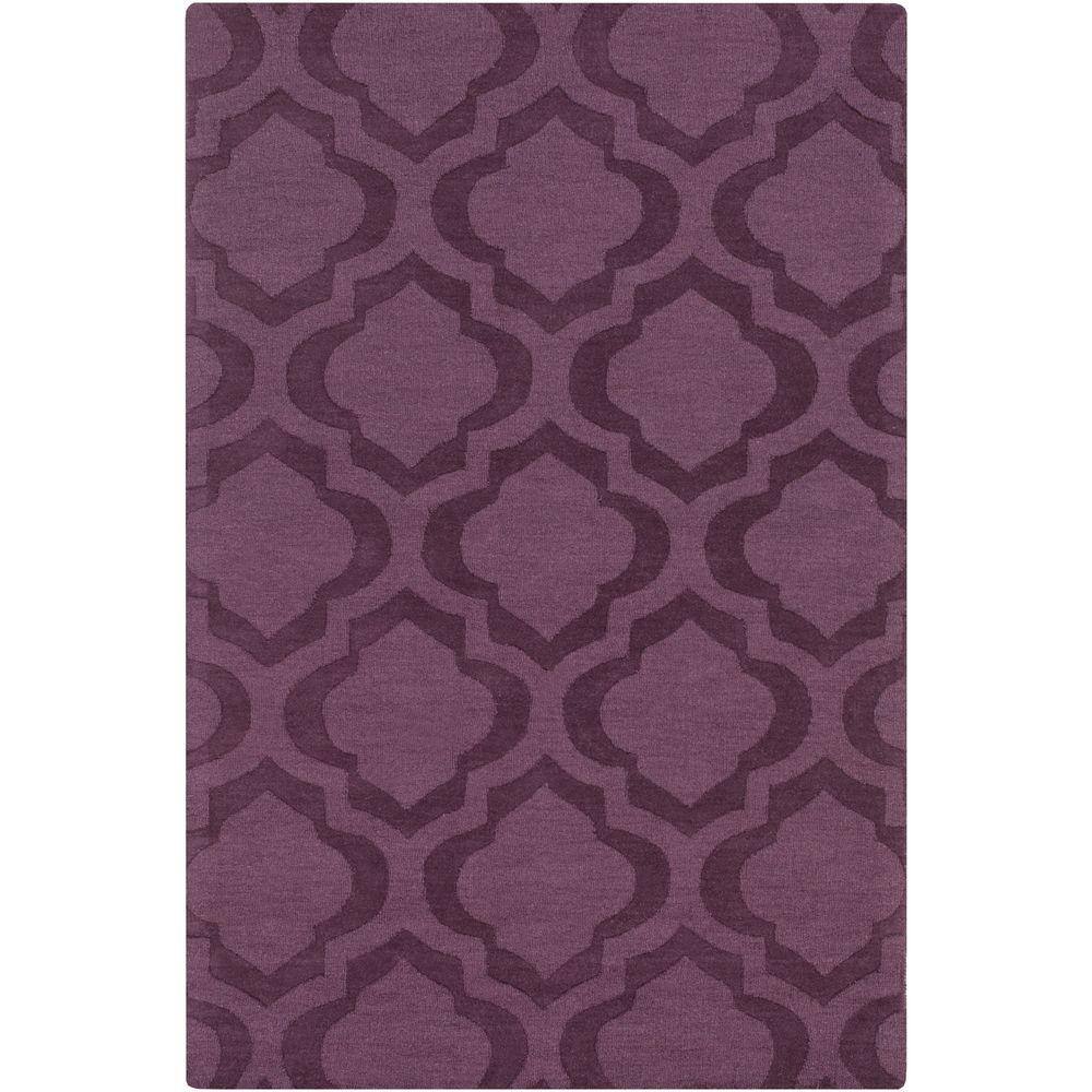 Artistic Weavers Central Park Kate, Eggplant Color Throw Rugs
