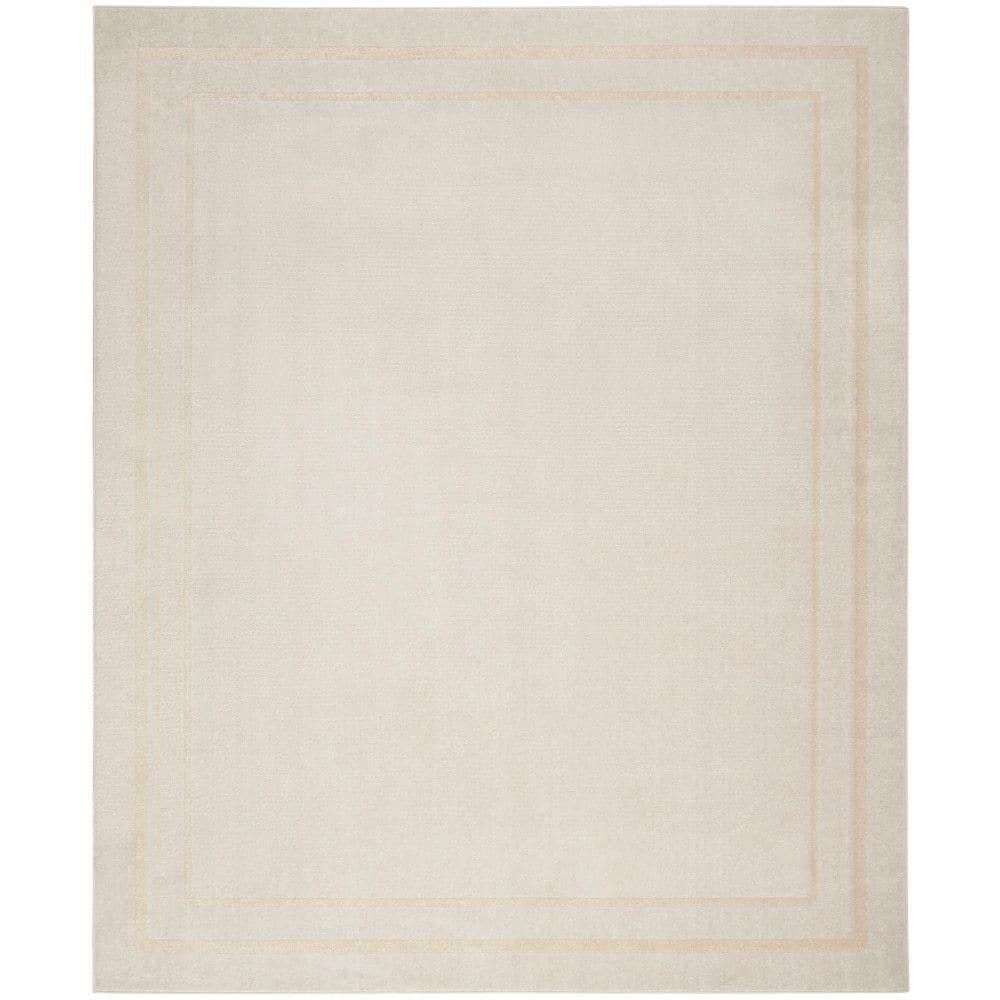 Essentials Ivory Gold 9 ft. x 12 ft. Solid Contemporary Area Rug price history on PriceWatchPro