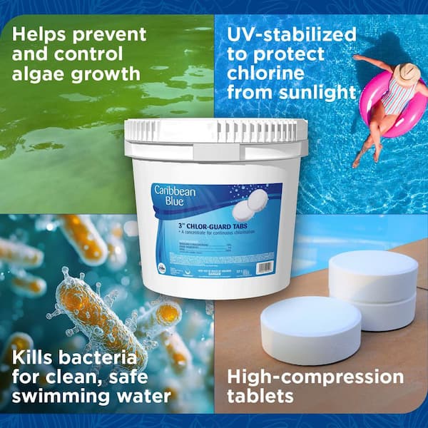 50 lbs. 3 in. Chlor-Guard Pool Tablets