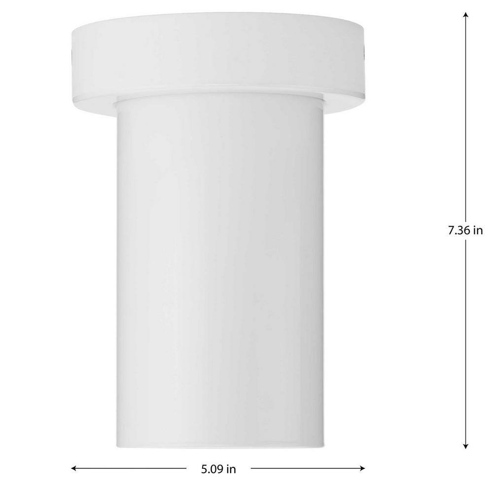White Aluminum Adjustable Surface Mount Cylinder Light