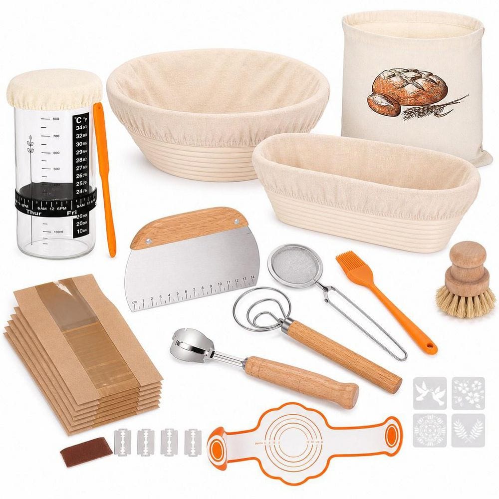 Numhew Baking Natural Brown Complete Sourdough Bread Making