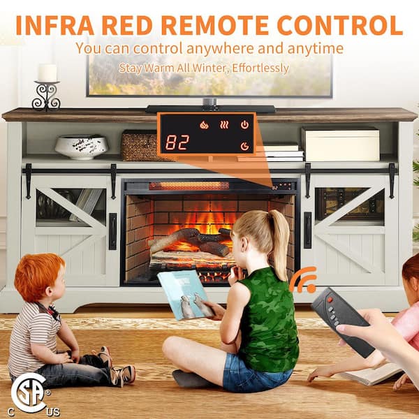 ToolCat 60 in. Freestanding Ultra Thin Tempered Glass Front Smart