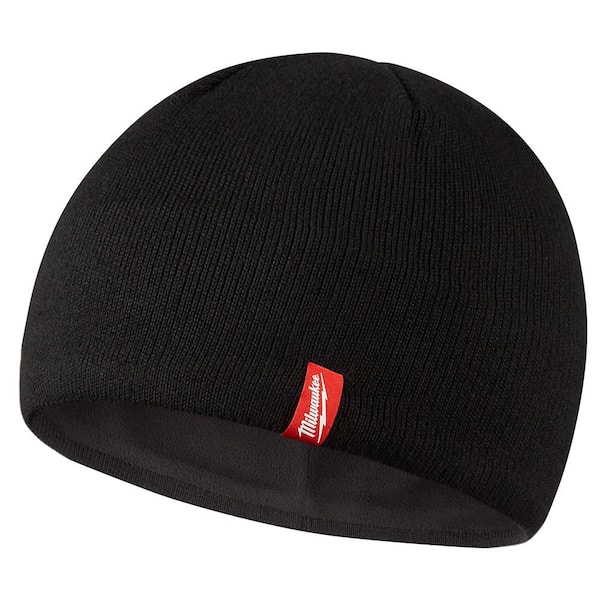 MILWAUKEE Fleece Lined Knit Hat - Black at  Men's Clothing store