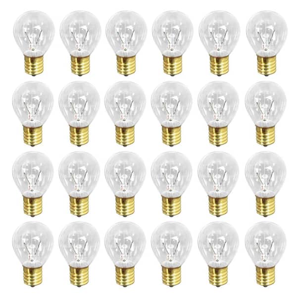 Feit Electric 25-Watt Soft White (2700K) S11 Intermediate E17 Dimmable Incandescent Light Bulb (24-Pack)