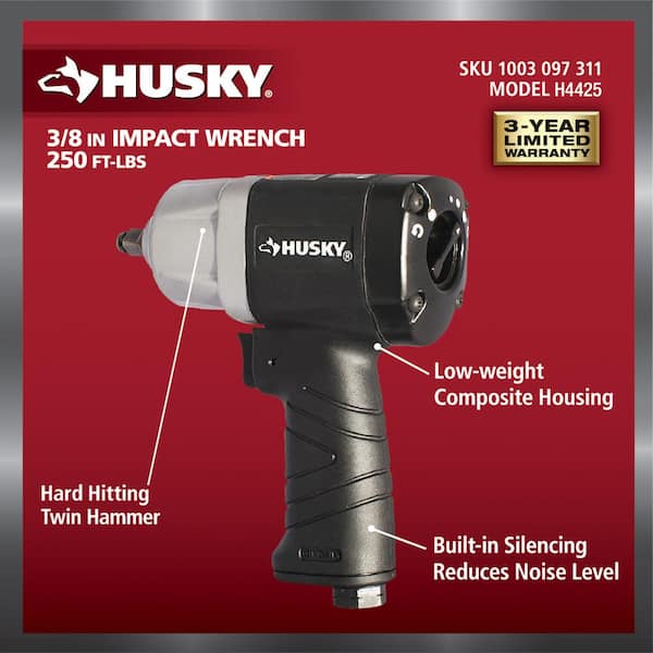 250 ft./lbs. 3/8 In. Impact Wrench
