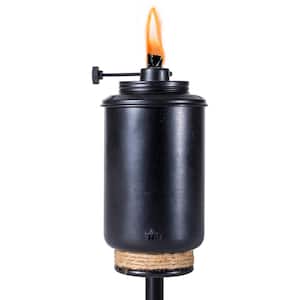 Adjustable Flame Torch Resin Black 65 in.