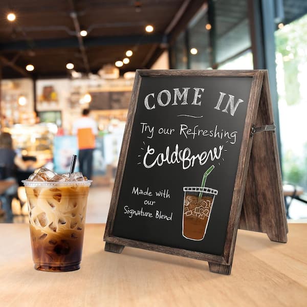 EXCELLO GLOBAL PRODUCTS Excello 13 in. x 17 in. Wooden A-Frame