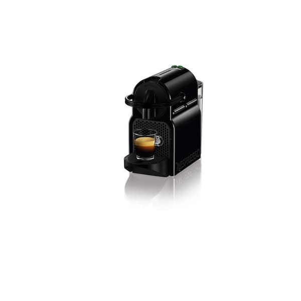 Nespresso Inissia Single Cup Black Espresso Machine and Coffee Maker with One Touch Operation EN80B The Home Depot