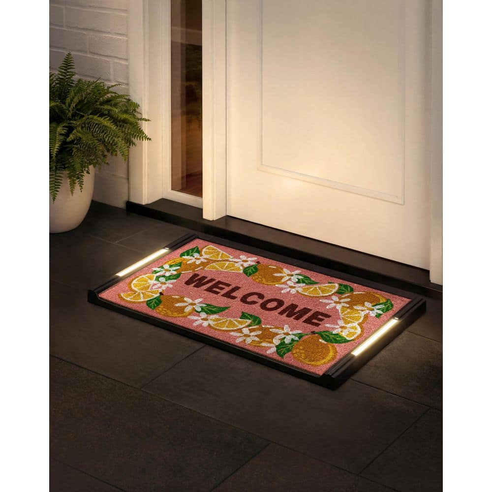 BriteStep Classic Welcome 32.5 in. x 18.5 in. Pressure-Activated, Wireless, Auto Shut-Off, Indoor/Outdoor LED Door Mat price history on PriceWatchPro