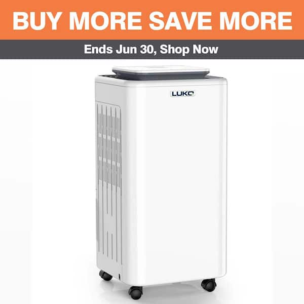 Edendirect 30 pt. 2000 sq. ft. with Buckted Dehumidifier in White with Auto Defrost