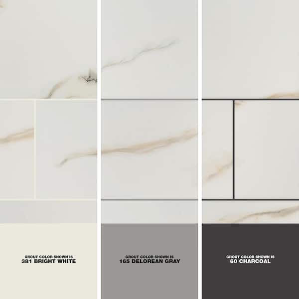 MSI Aria Bianco 12 in. x 24 in. Polished Porcelain Floor and Wall Tile (16  sq. ft. / case) NARIBIA1224P - The Home Depot