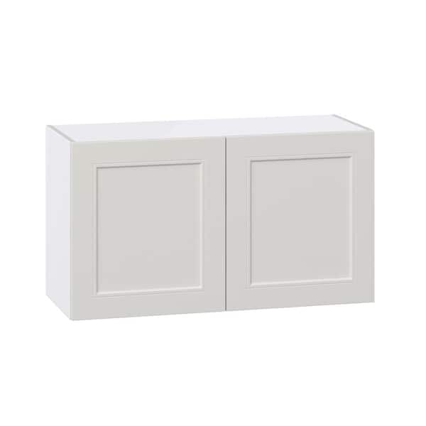 Galveston 36 in. W x 14 in. D x 20 in. H Assembled Shaker Wall Bridge Kitchen Cabinet in Light Grey