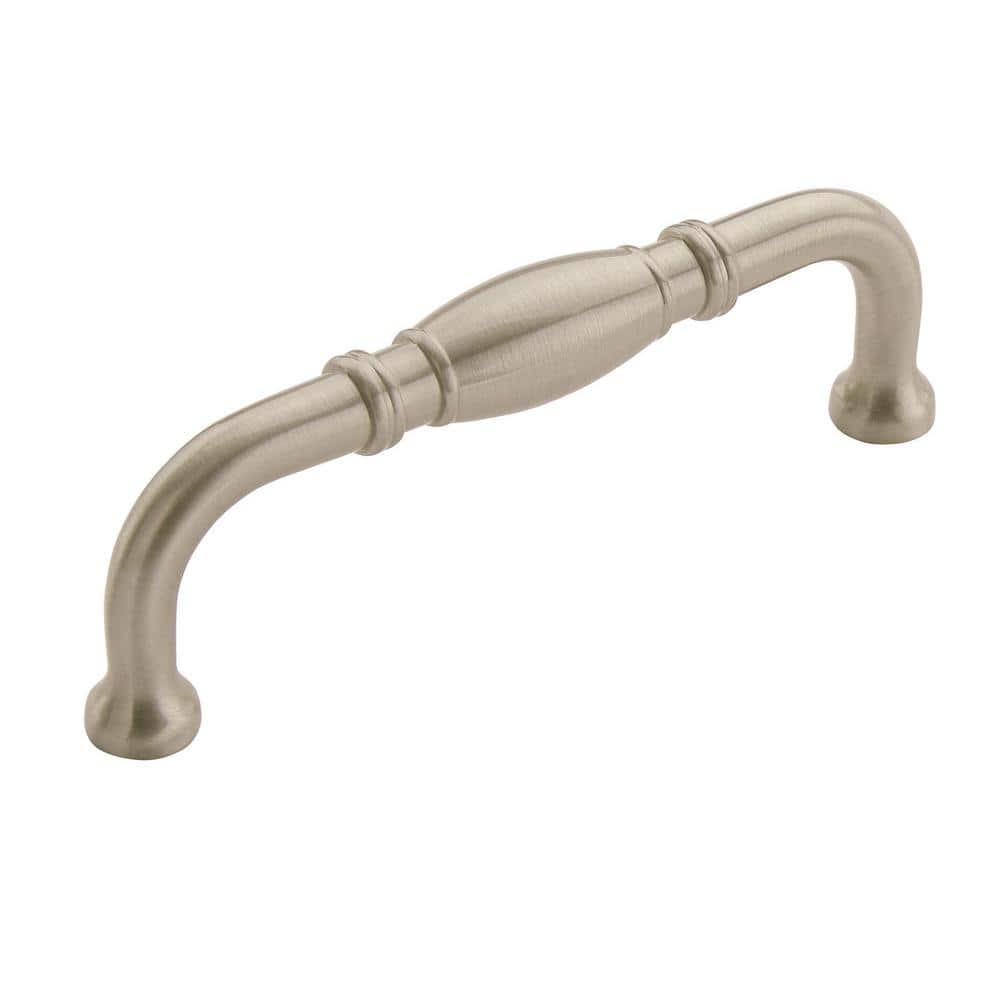 Granby 3-3/4 in. (96mm) Traditional Satin Nickel Arch Cabinet Pull
