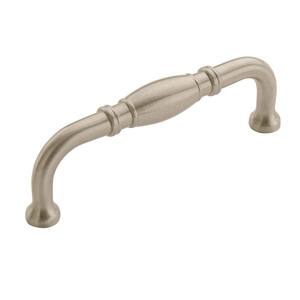 Granby 3-3/4 in. (96mm) Traditional Satin Nickel Arch Cabinet Pull