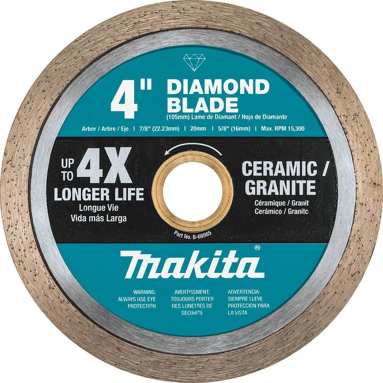 Makita 4 in. Continuous Rim Diamond Blade for General Purpose