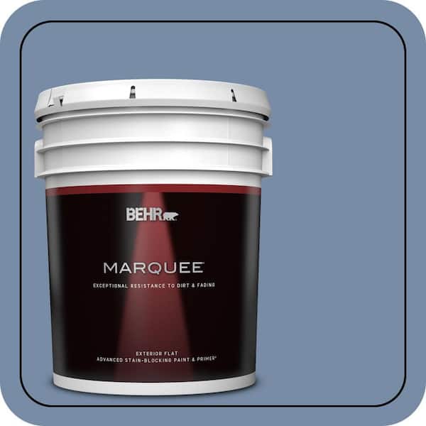 BEHR MARQUEE 5 gal. #590F-5 Magic Spell Flat Exterior Paint & Primer