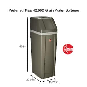 42,000 Grain Preferred Plus Water Softener for Hard Water and Iron Reduction