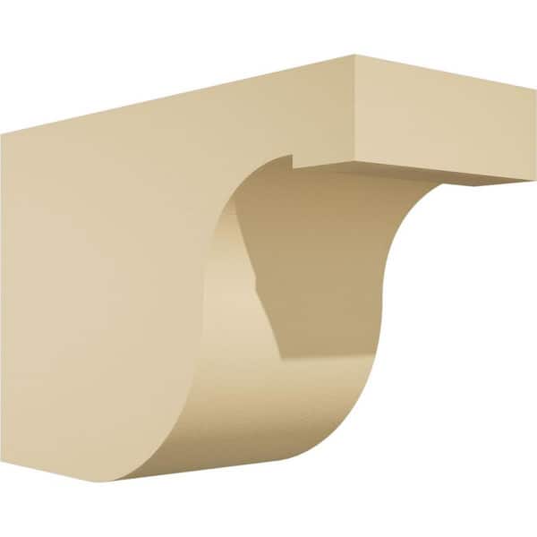 Ekena Millwork Standard Del Monte 5 in. W x 8 in. H x 12 in. D Signature Urethane Rafter Tail Outlooker