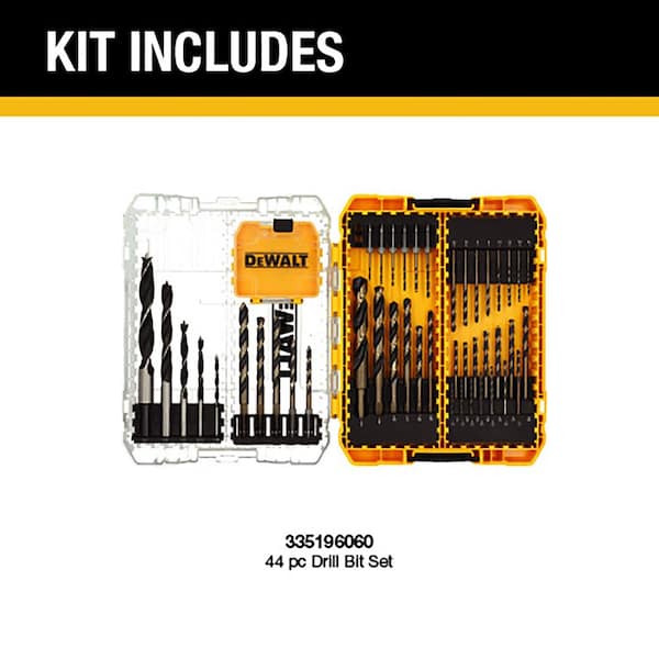 Drill Bit Set (44-Piece) with Medium TOUGH CASE