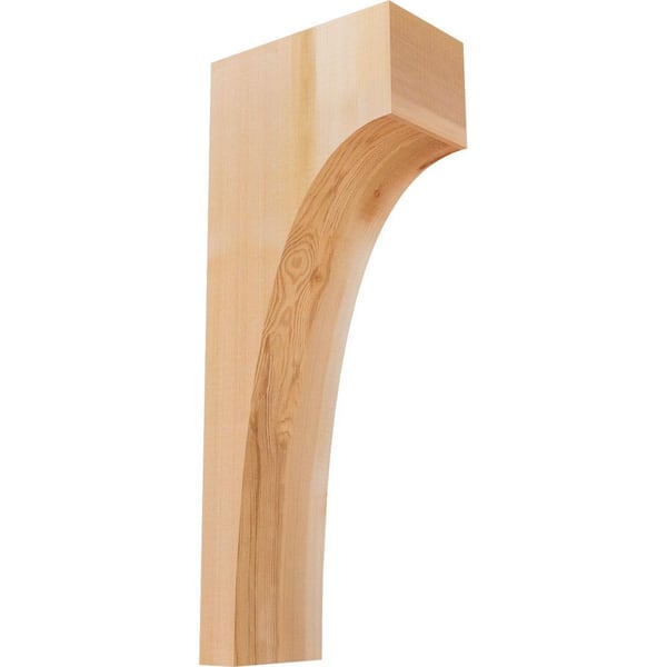 Ekena Millwork 5-1/2 in. x 10 in. x 26 in. Western Red Cedar Huntington Smooth Corbel