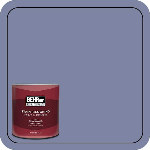 BEHR ULTRA 1 qt. #S540-5 Velvet Curtain Extra Durable Flat Interior Paint & Primer