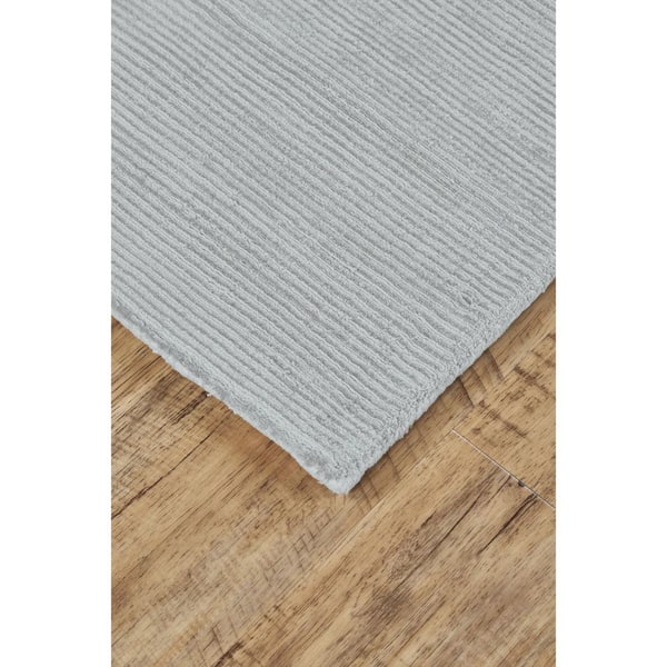 10 ft. x 13 ft. Gray Solid Color Area Rug