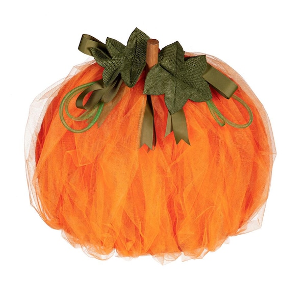 Evergreen Enterprises Fall Pumpkin Deco Mesh Door Decor