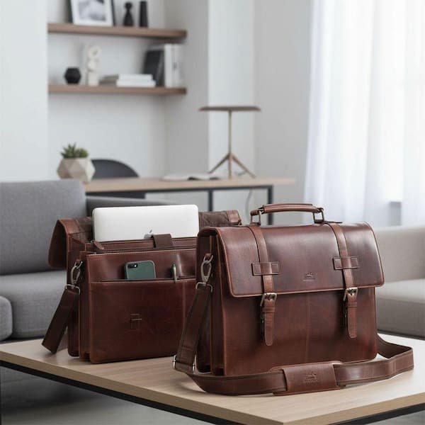 Reviews for MANCINI Buffalo Collection Brown Leather Double