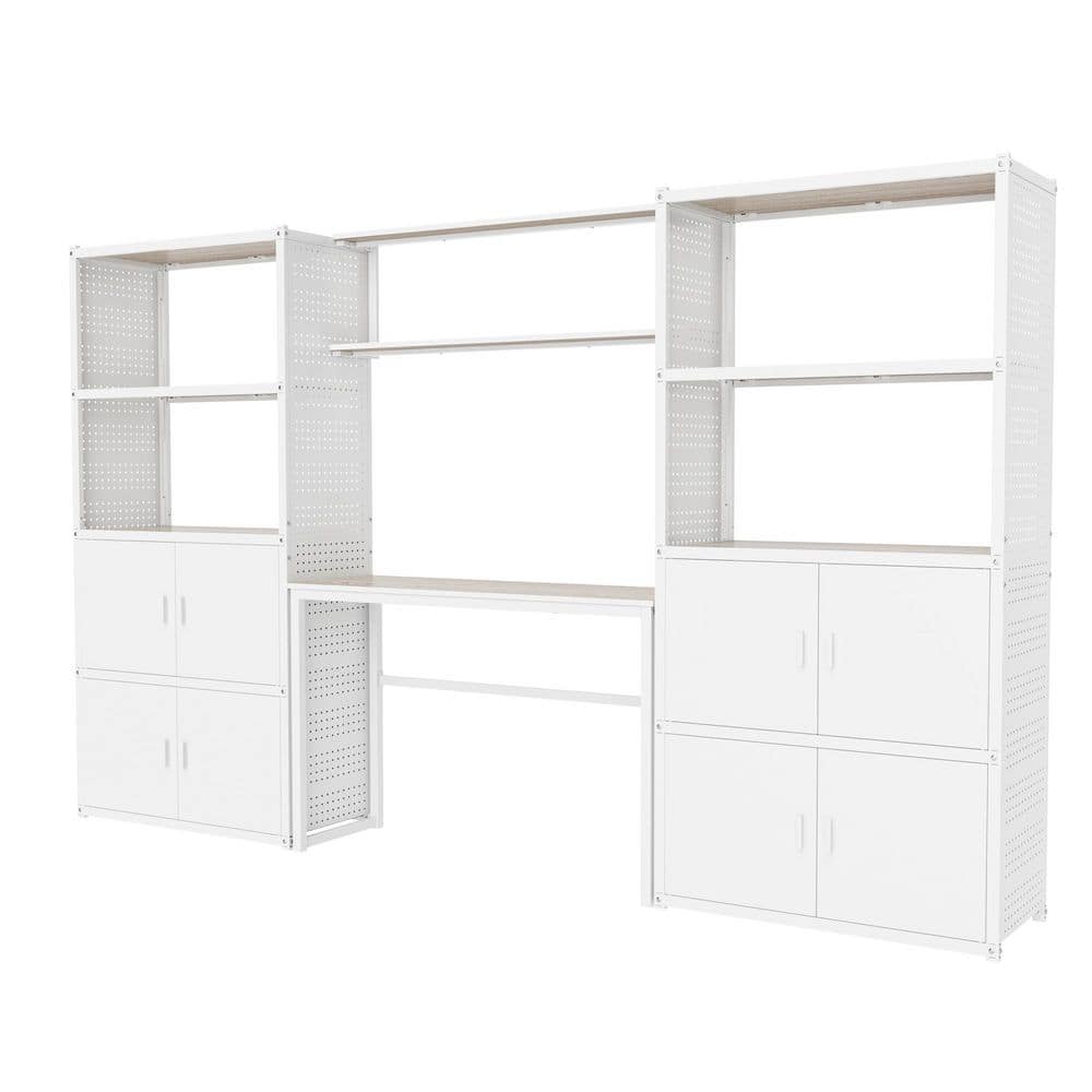FLEXIMOUNTS Heavy-Duty Steel Garage Complete Storage System with