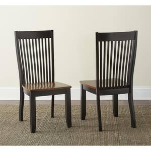 Lawton Brown and Black Side Chair (2-Pack)