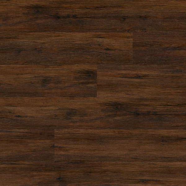 Pioneer Oak 12 MIL x 7 in. W x 48 in. L Waterproof Click Lock Luxury Vinyl Plank Flooring (23.76 sq. ft. /case)
