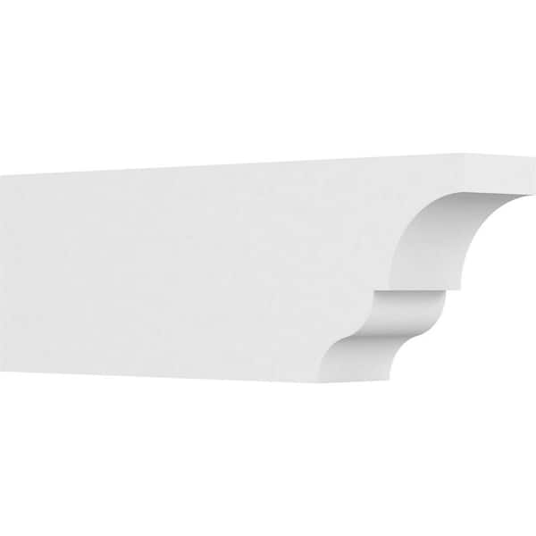 Ekena Millwork 5 in. x 10 in. x 30 in. Asheboro PVC Rafter Tail Brace