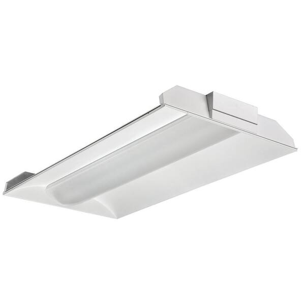 Lithonia Lighting 3-Light White Fluorescent Architectural Troffer