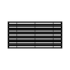 Barrette Outdoor Living 2 ft. x 4 ft. Boardwalk Black Polypropylene ...