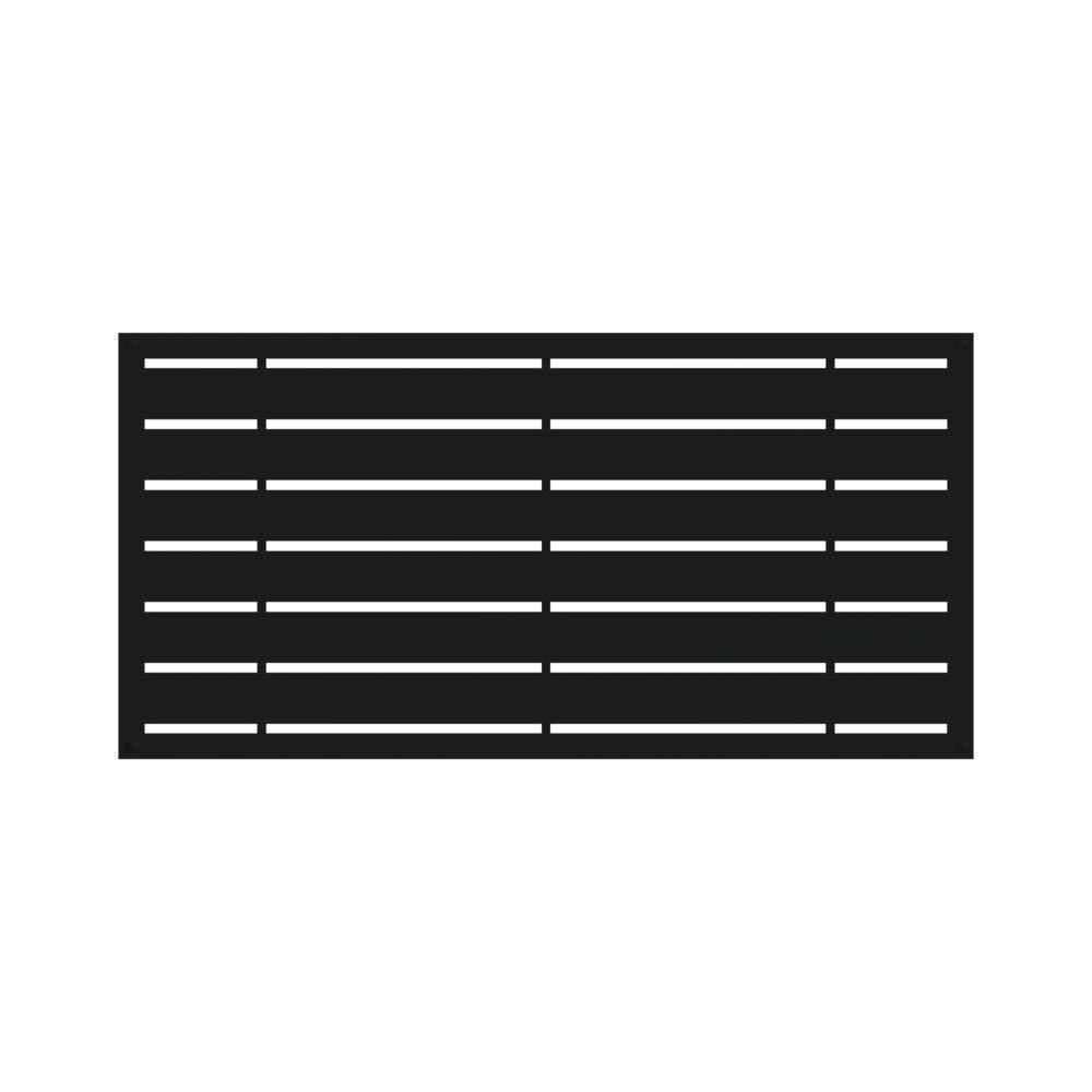 2 ft. x 4 ft. Boardwalk Black Polypropylene Decorative Screen Panel price history on PriceWatchPro