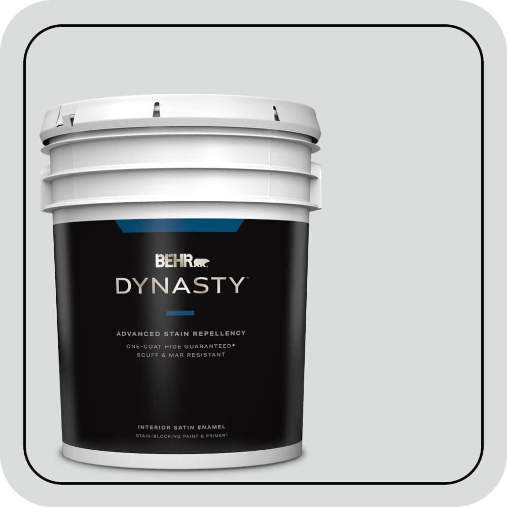 5 gal. #ECC-33-2 Silver Sands Satin Enamel Interior Stain-Blocking Paint & Primer price history on PriceWatchPro