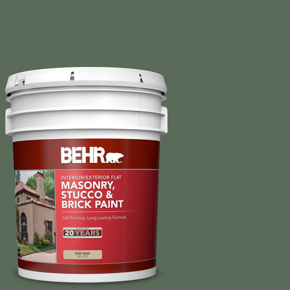 5 gal. #PPU11-01 Royal Orchard Flat Interior/Exterior Masonry, Stucco and B