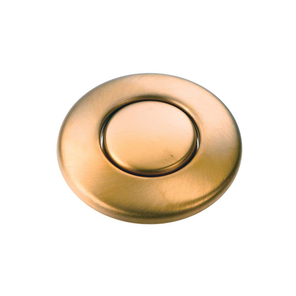 InSinkErator SinkTop Switch Push Button in Brushed Bronze for Garbage