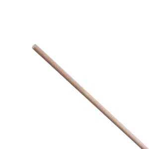 Birch Round Dowel - 36 in. x 0.125 in. - Sanded and Ready for Finishing - Versatile Wooden Rod for DIY Home Projects