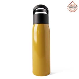24 oz. Dijon Reusable Single Wall Aluminum Water Bottle with Threaded Lid