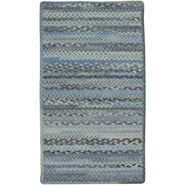Harborview Blue 9 ft. x 13 ft. Cross Sewn Area Rug