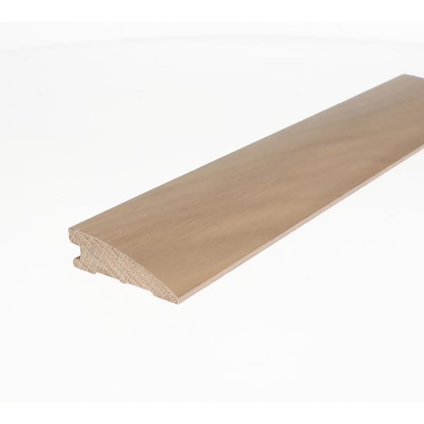 ROPPE Ivory 0.68 in. Thick x 2.28 in. Wide x 78 in. Length Wood Reducer Solid Hardwood Trim