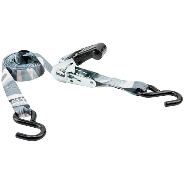 Polar Camo Ratchet Tie-Down Strap 12 ft. x 1 in. 500 lbs.