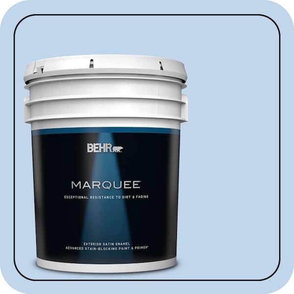 BEHR MARQUEE 5 gal. #570A-3 Pacific Panorama Satin Enamel Exterior Paint & Primer