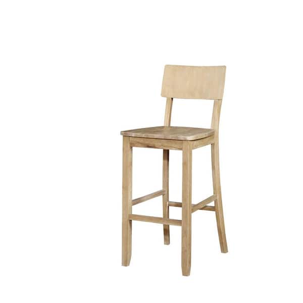 Linon Home Decor Jordan 30 in. Natural Bar Stool